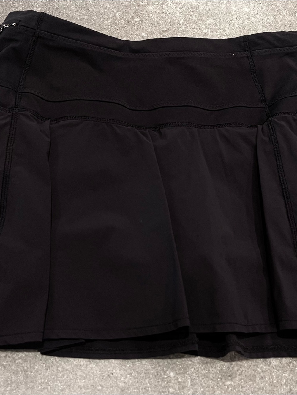 lululemon athletica Black Athletic Skirt with Built-In Shorts